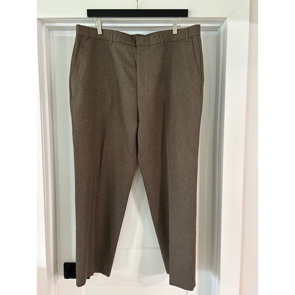 Levi Strauss & Co Action Slacks Mens 42x30 Brown Vintage Polyester Dress Pants